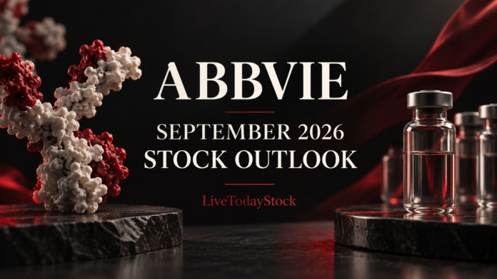 Conceptual editorial illustration for AbbVie's September 2026 stock outlook.