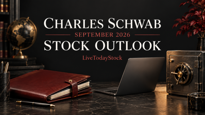 Conceptual editorial illustration for Charles Schwab's September 2026 stock outlook.