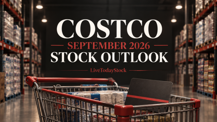 Conceptual editorial illustration for Costco's September 2026 stock outlook.