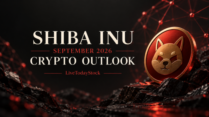 Conceptual editorial illustration for Shiba Inu Forecast September 2026: SHIB Burns and Speculation Risk.